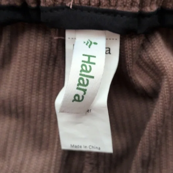 HALARA AuraCord MidRise Corduroy Casual Joggers Size XS Tall NWOT - Picture 8 of 11
